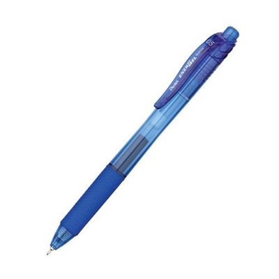 Pentel of America PENBLN105CBN Energel X Blue 0.5mm Retractable Liquid Gel Pen - 12 Each