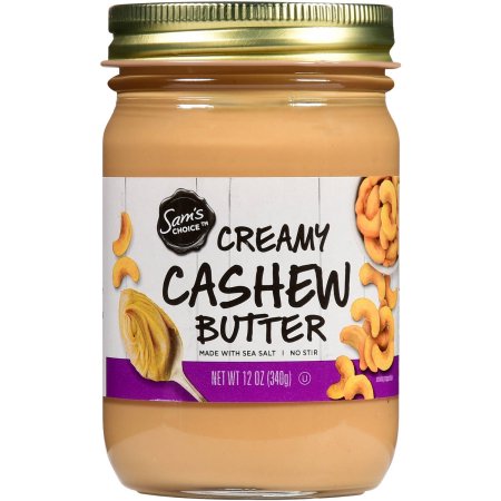 Wal-mart Stores, Inc. Sams Choice Creamy Cashew Butter, 12 oz