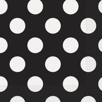 Unique Industries Luncheon Napkins 16/Pkg-Sunflower Yellow Decorative Dots