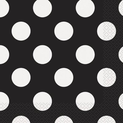Unique Industries Luncheon Napkins 16/Pkg-Sunflower Yellow Decorative Dots