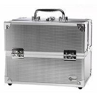 Creative Options Crafters Train Case, Silver