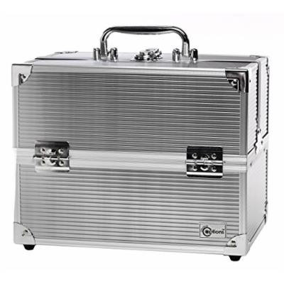 Creative Options Crafters Train Case, Silver