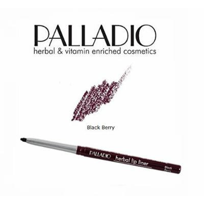 3 Pack Palladio Beauty Retractable Lip Liner 09 Black Berry