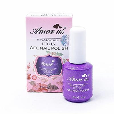 Amor Us Soak Off LED/UV Gel Nail Polish 15ml 0.5 oz,3Pcs #106