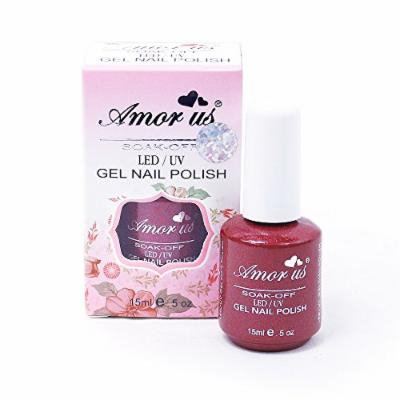 Amor Us Soak Off LED/UV Gel Nail Polish 15ml 0.5 oz,3Pcs #101