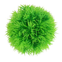 Aritficial Green Plastic Ball Plants Ornament for Aquarium