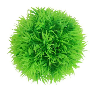 Aritficial Green Plastic Ball Plants Ornament for Aquarium
