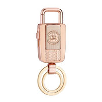 Electronic Lighter Car Keychain Design With LED Light USB Rechargeable Windproof Cigarette Lighter Gift Box Packaging