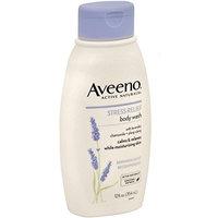 AVEENO Active Naturals Body Wash, Stress Relief 12 oz (4 Pack)