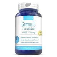 Vitamin e 400 IU Natural 90 Capsules - Gamma E Mixed Tocopherols Ideal Vitamin e For Men and Women by BoostCeuticals
