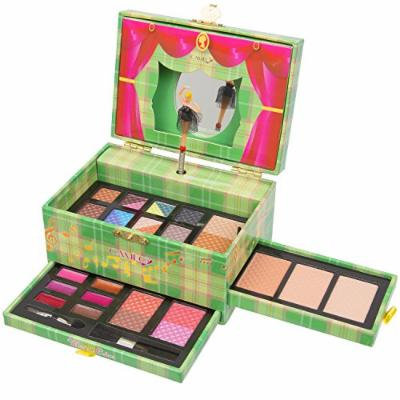 Christmas New Year Special Offer Jumbl Carry All Musical Colors Make up Kit - Included 12 Eyeshadows 3 Eyebrow Powders 1 Shimmer Face Powder 3 Face Powders 2 Blushes 6 Lip Colors and Applicators
