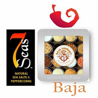 The BAJA TIN -Custom Embossed Sea Salt Sampler TIN - Capturing the Soul & Sizzle of the Mexican Cuisine