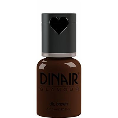 Dinair Airbrush Makeup Foundation | Dark Brown | GLAMOUR: Natural, Light coverage, Matte 1/4oz