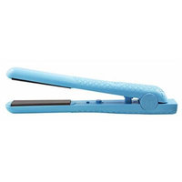 Herstyler Colorful Seasons Ceramic Flat Iron, Dual Voltage, 1.25 Inch, Blue