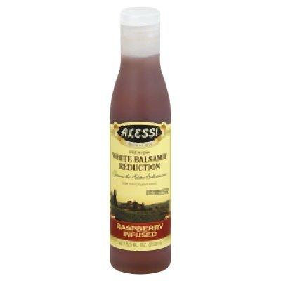 Alessi White Balsamic Reduction Raspberry Infused, 8.5-ounce Bottles (Pack of 6)