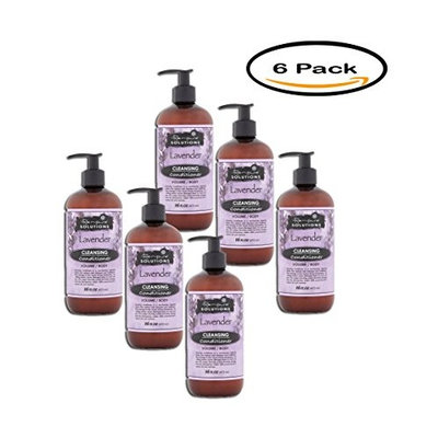 PACK OF 6 - Renpure Solutions Lavender Volume / Body Cleansing Conditioner, 16 fl oz