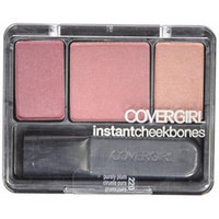 CoverGirl Instant Cheekbones Contouring Blush - Purely Plum 220 (Pack of 3)