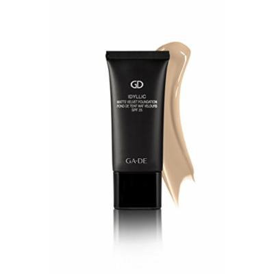 Idyllic Matte Velvet Foundation for Normal/Combination and Oily Skin By GA-DE COSMETICS (PURE BEIGE No. 106)