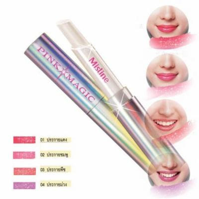Mistine Pink Magic Diamond Lip with Sparkling Red Color N#01 COMPLIMENTARY