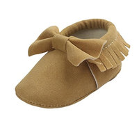 For 0-18 Months,Clode® Cute Baby Crib Tassels Bowknot Moccasins Shoes Toddler Sneakers Casual Shoes Infant Girl Toddler First Walkers Crib Shoe