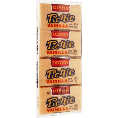 Prodiana Picnic Vanilla Cookies 10.5oz - Galletas de Vainilla (Pack of 24)