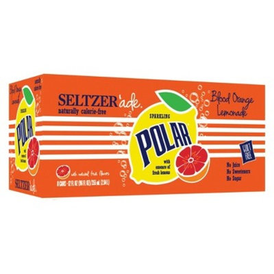 Polar Blood Orange Lemon Seltzer Water - 8pk/12 fl oz Cans