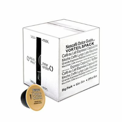 80 x Nescafé Dolce Gusto Grande Mild, Coffee Capsule, Large Package, 80 Capsules