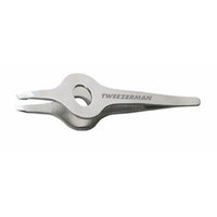 Tweezerman Wide-Grip Slant Tweezer, Silver