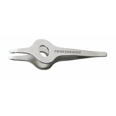 Tweezerman Wide-Grip Slant Tweezer, Silver