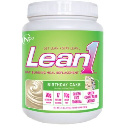 Lean 1 - BIRTHDAY CAKE (1.7 Pound Powder) by Nutrition 53 at the Vitamin Shoppe