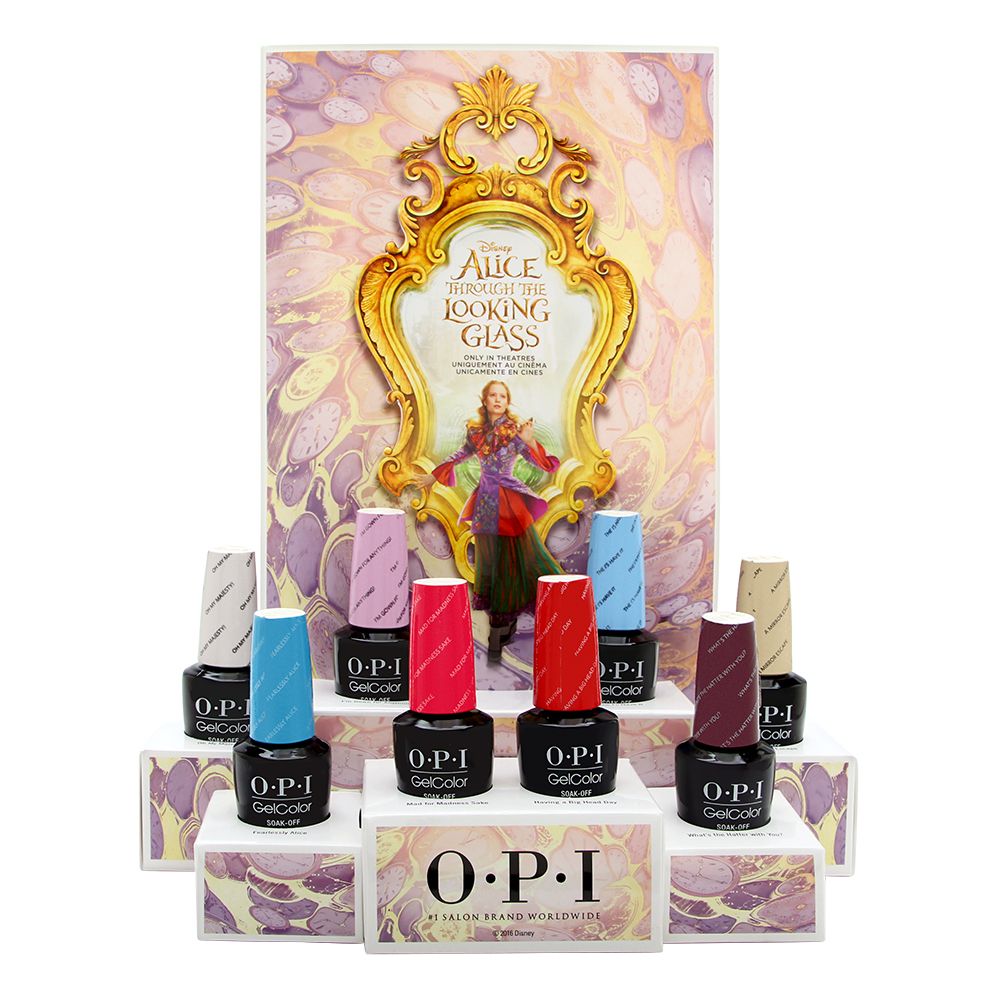 Coty OPI GelColor Alice Through the Looking Glass Collection 8 Piece Display