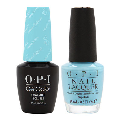 Sephora OPI Breakfast at Tiffany's Collection Holiday 2016 GelColor Gel Polish + Nail Lacquer Duo #1