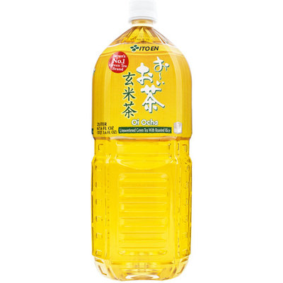 Ito En Oi Ocha Unsweetened Green Tea With Roasted Rice, 2 L, 1 Count