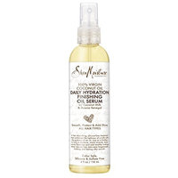 SheaMoisture 100% Virgin Coconut Oil Daily Hydration Finishing Oil Serum, 4 Oz