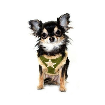 Fur Star Dog Harness Vest in Black