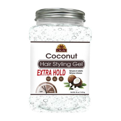 Okay OKAY-COCOGX50 50 oz Coconut Hair Styling Gel Extra Hold