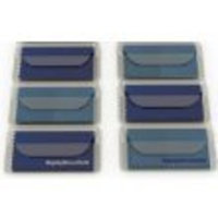 MightyMicroCloth Microfiber Eyeglass Cleaning Cloths – Vinyl Travel Pouch – Lens Cleaner for Glasses, Camera Lenses, Tablets, Phone Screens, & Electronics – 6 Pack Green/Yellow (6”x7”)