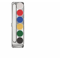 Kryolan Aquacolor Interferenz Palette 6 Colors 1147 Standard Makeup