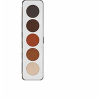 Kryolan Eye Shadow Palette 5 Colors 5336 Shading Makeup