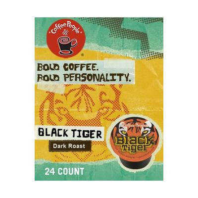 Coffee People Black Tiger Coffee (1 Box of 24 K-Cups)