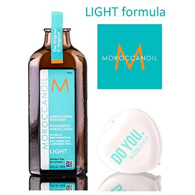 Moroccanoil TREATMENT (The ORIGINAL) for All Hair Types, Alcohol-Free (with Sleek Compact Mirror) (ORIGINAL - 3.4 oz/100 ml)