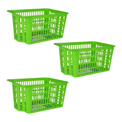 Missry Associates Inc X-Large Stackable Basket 3 pack
