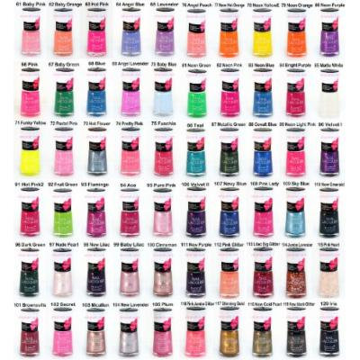 144pcs Nail Manicure Nabi Nail Polish (Wholesale Lot)