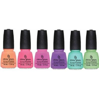 China Glaze Summer 2013 Sunsational CREME 6 BOTTLE SET