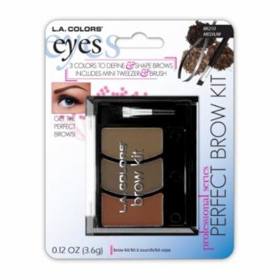 (6 Pack) LA COLORS Perfect Brow Kit - Medium