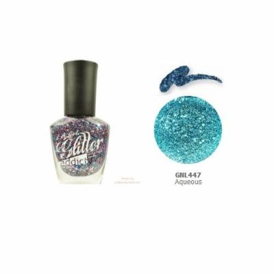 (6 Pack) LA GIRL Glitter Addict Polish - Aqueous