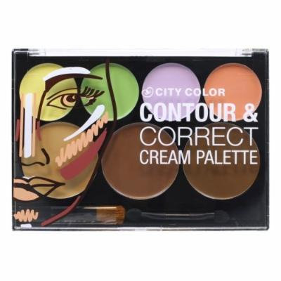 (3 Pack) CITY COLOR Contour & Correct Cream Palette - All-In-One