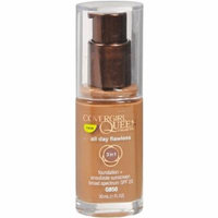 CoverGirl Queen Collection Queen Collection All Day Flawless Liquid Foundation , Sheer Espresso 1 oz