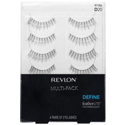 Pacific World Revlon Define Eyelashes Multi-Pack, 91156/D20, 4 pr