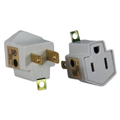 QVS 2PK 3-PRONG TO 2-PRONG PWR